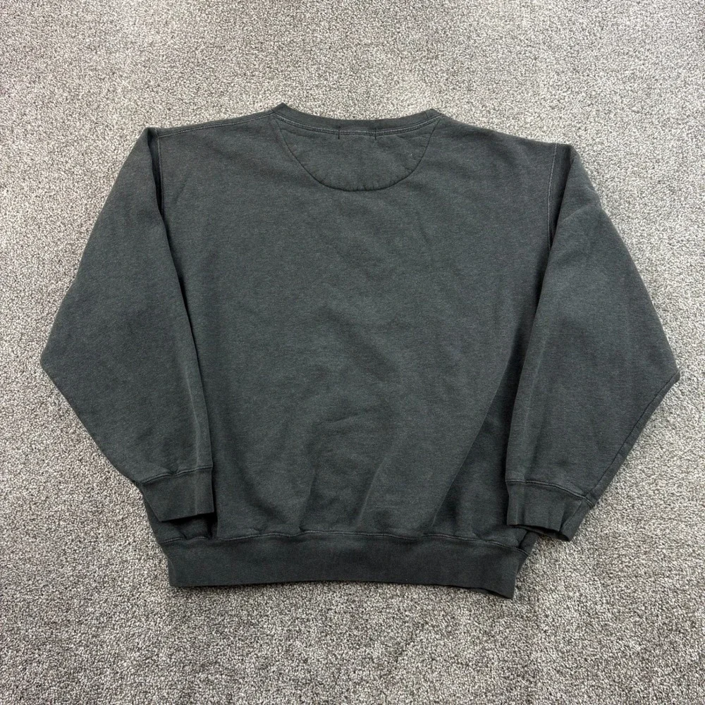 Vintage Polo Ralph Lauren Sweatshirt Mens XL Gray Cotton Blend Crewneck Heavy